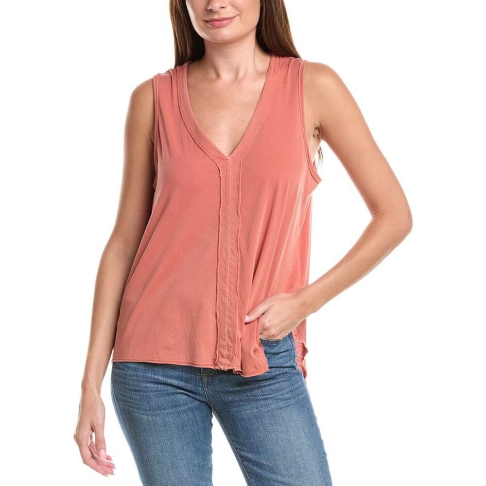 Xcvi Womens Lazzaro Tank Top, Pink